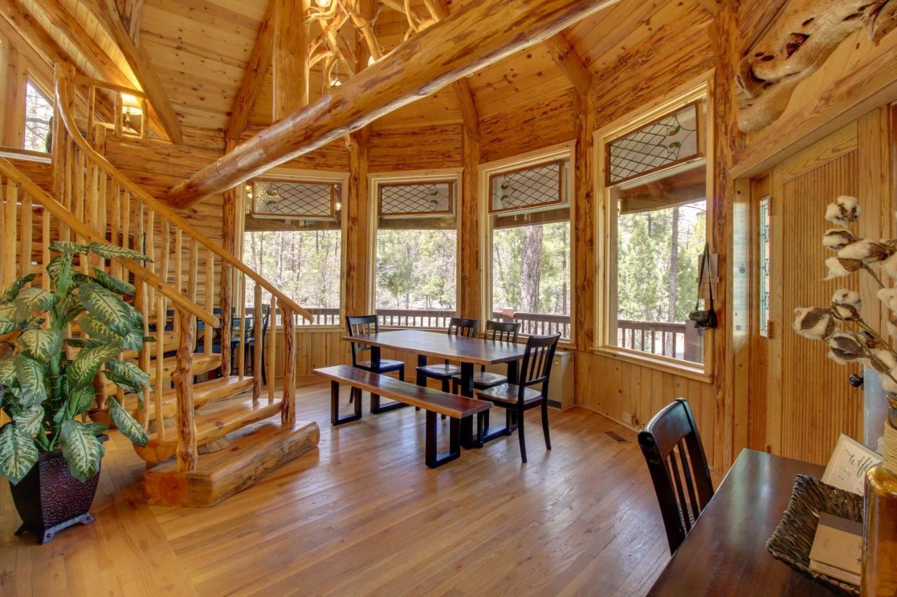 Lakeside Cabin On 2 Acres With Fire Pit And Hot Tub! Pinetop-Lakeside Exterior photo