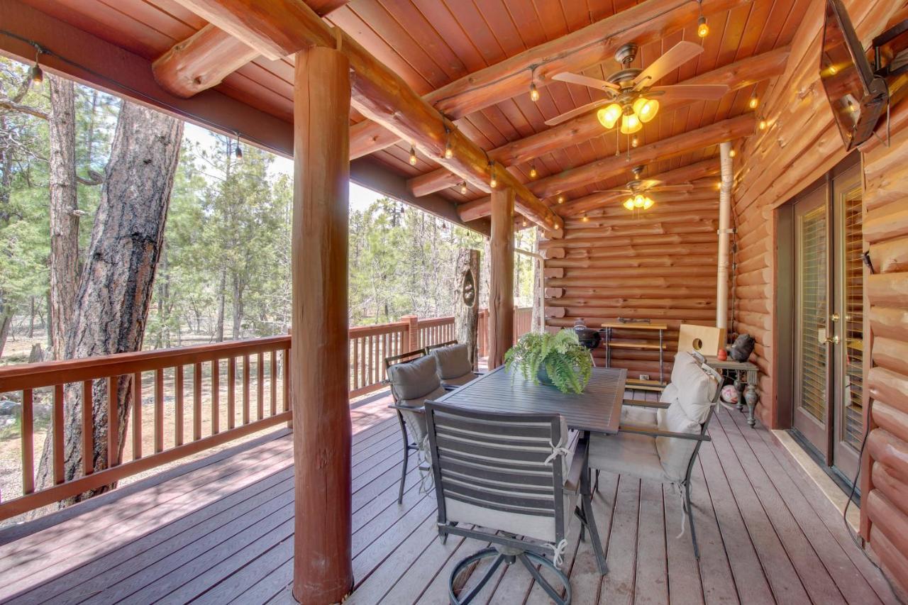 Lakeside Cabin On 2 Acres With Fire Pit And Hot Tub! Pinetop-Lakeside Exterior photo