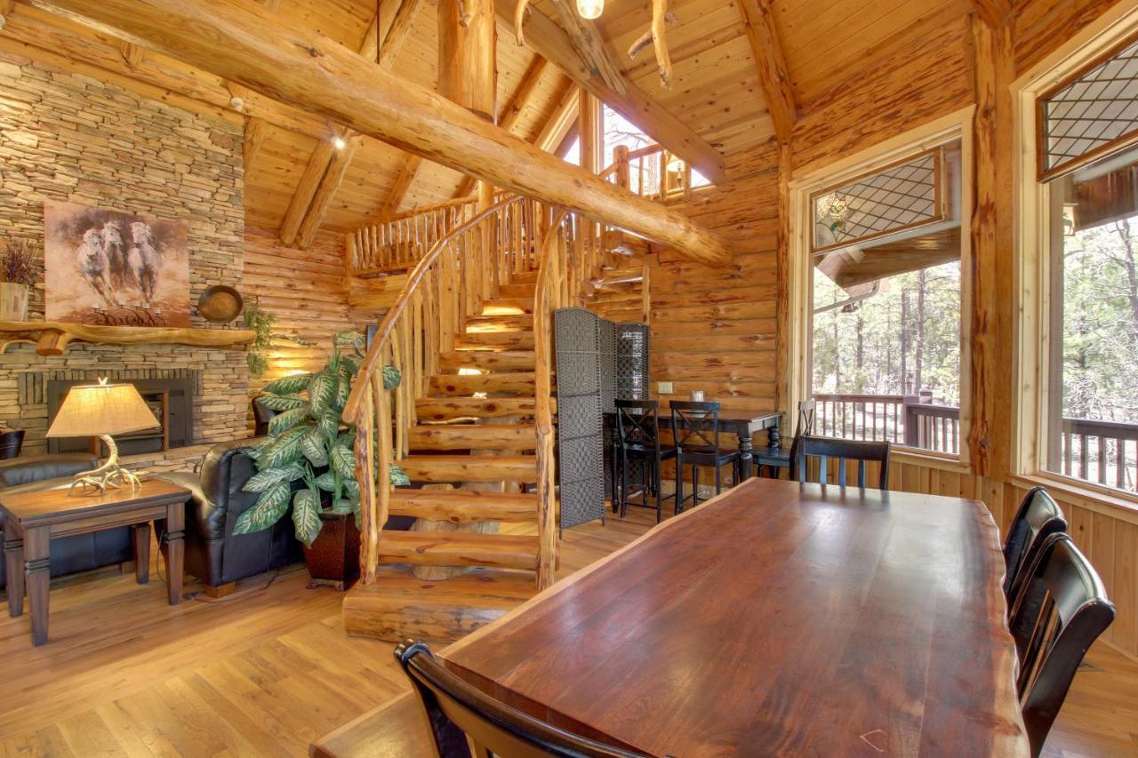 Lakeside Cabin On 2 Acres With Fire Pit And Hot Tub! Pinetop-Lakeside Exterior photo
