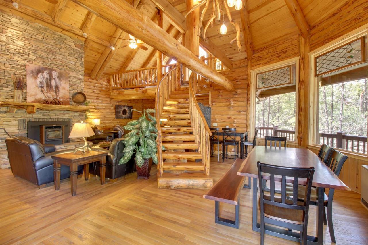 Lakeside Cabin On 2 Acres With Fire Pit And Hot Tub! Pinetop-Lakeside Exterior photo