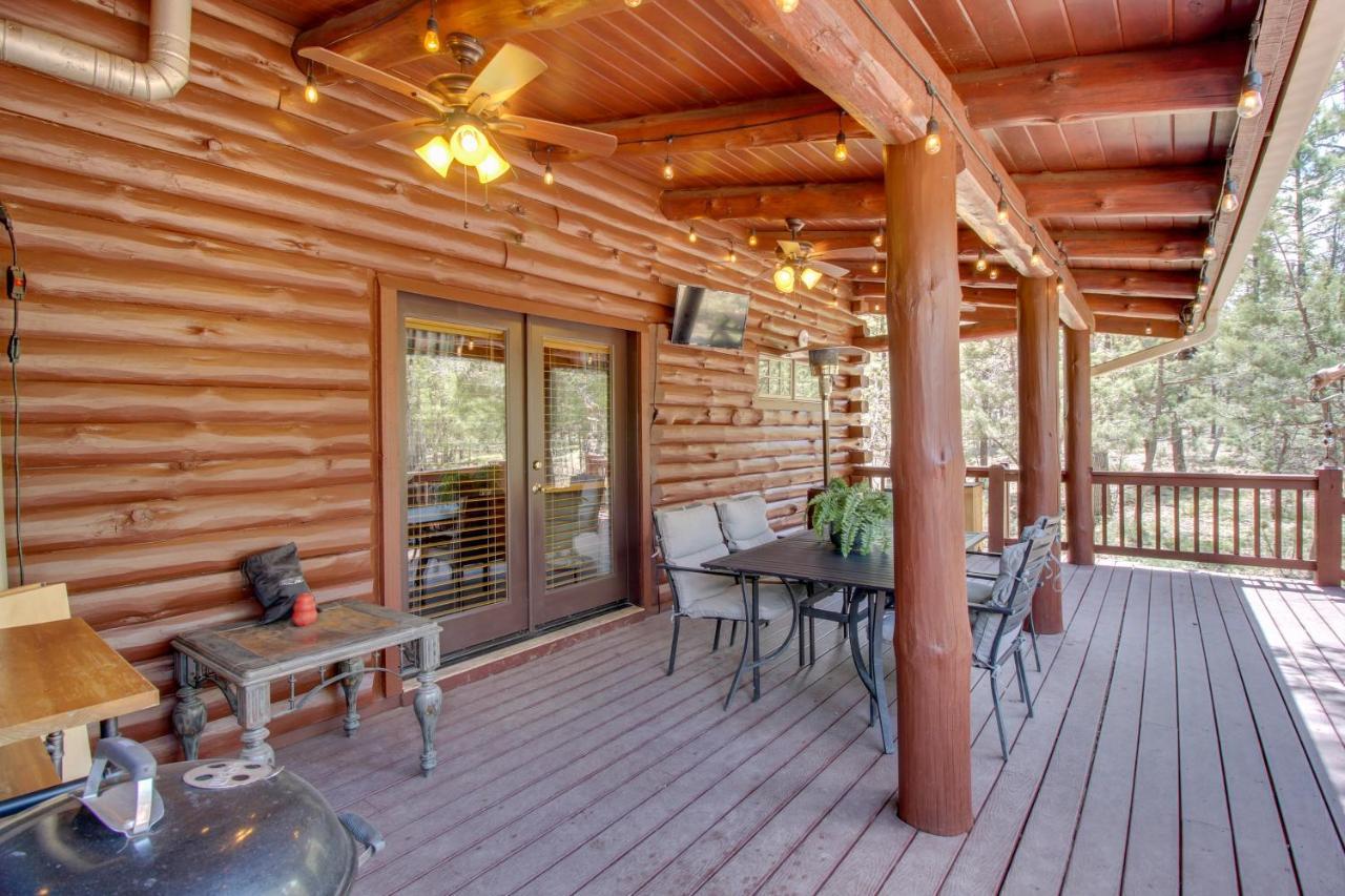 Lakeside Cabin On 2 Acres With Fire Pit And Hot Tub! Pinetop-Lakeside Exterior photo